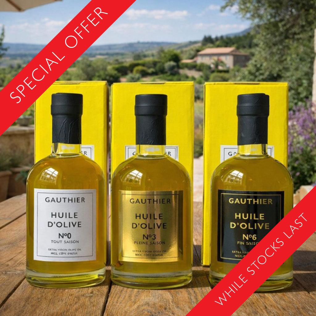 Gauthier Extra Virgin Olive Oil - Triple Set