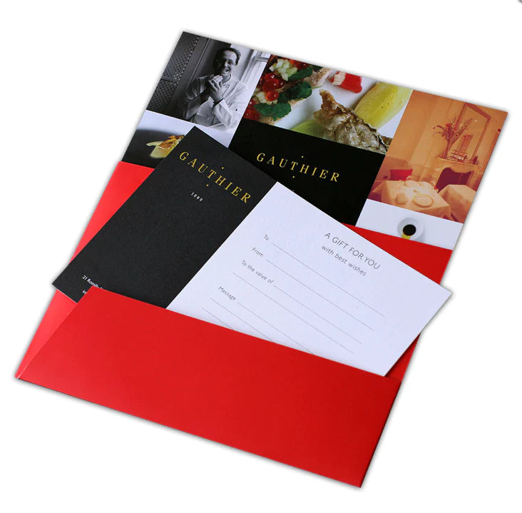 Studio Gauthier - Three Courses A La Carte