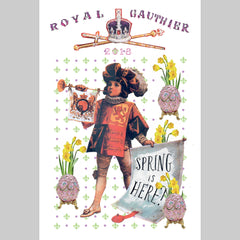 'Royal Gauthier' Spring 2018 Menu Print