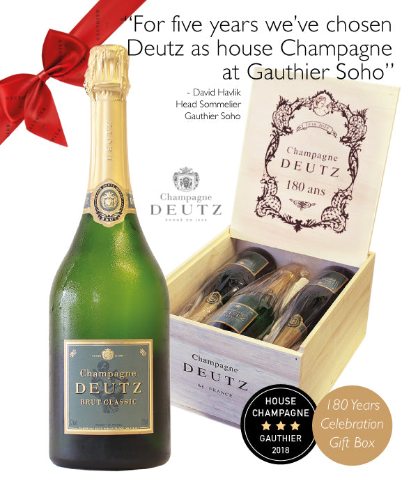 6x Champagne Deutz Brut Classic Cellarbox