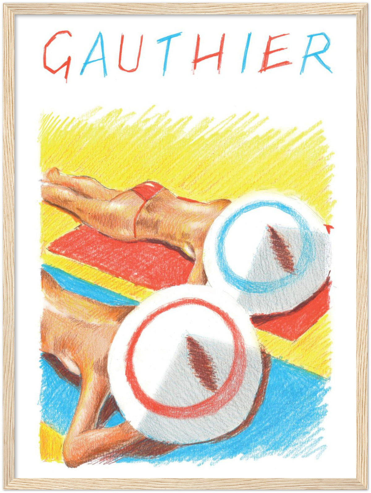 Framed print - Summer Menu Gauthier Soho