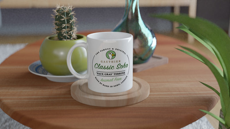 Gauthier 'Faux Gras' Classic Soho label Ceramic Mug
