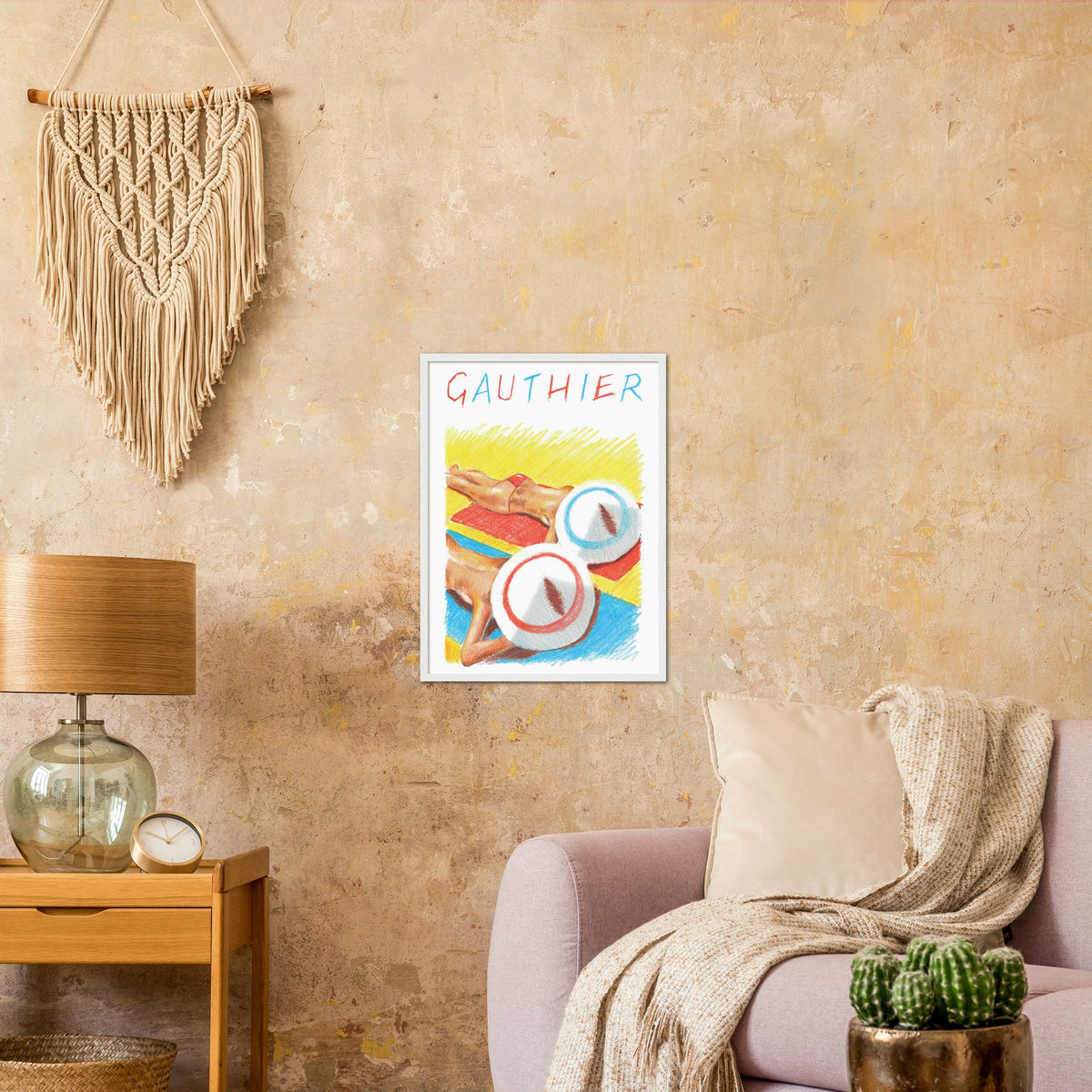 Framed print - Summer Menu Gauthier Soho