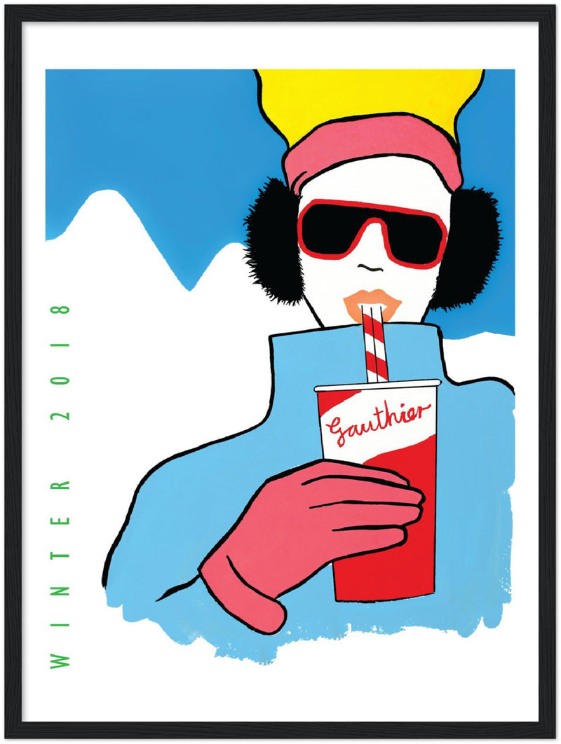 'Apres Ski' Winter 2018 Gauthier Menu Print