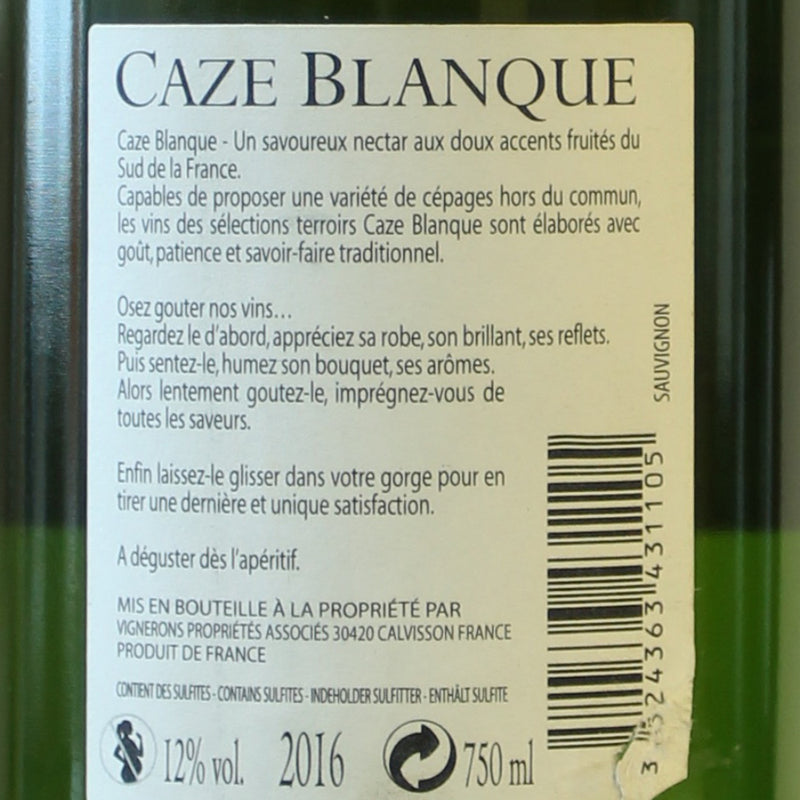 6x Caze Blanque Pays D'Oc Sauvignon 2019