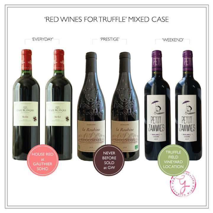 Gauthier 'Red Wines for Truffle' Mixed Box